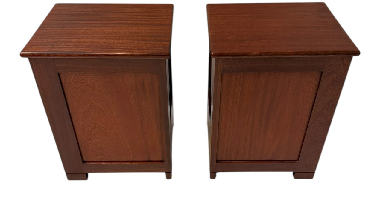 Art Deco Modernist Nightstands by J.A. Muntendam for L.O.V. Oosterbeek, 1920s